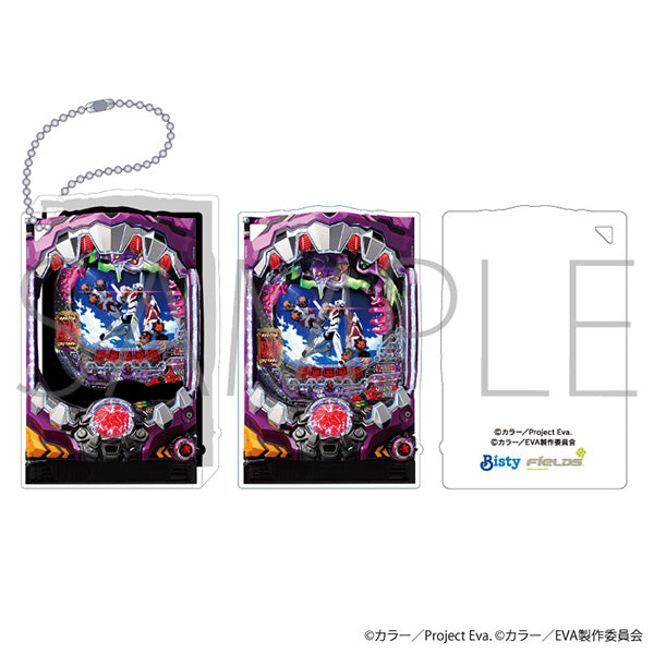 (Goods - Keychain) Evangelion Acrylic Block Keychain Neon Genesis Evangelion　～Death & Rebirth～