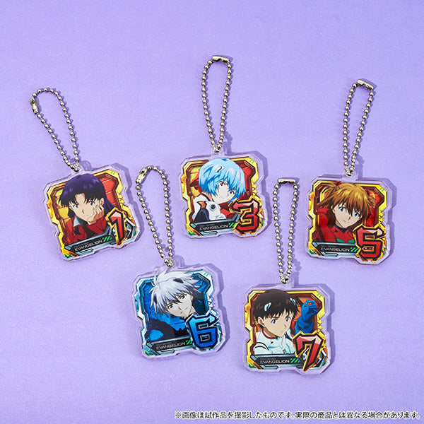 (Goods - Keychain) Evangelion Acrylic Keychain Normal Pattern (Shinji)