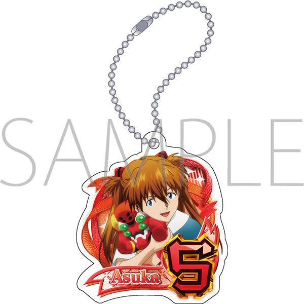 (Goods - Keychain) Evangelion Acrylic Keychain Special Stage Pattern (Asuka)