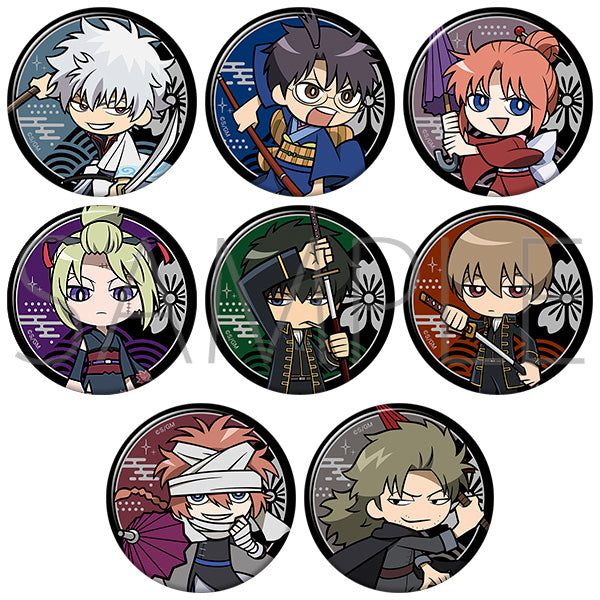 (Goods - Badge) Gintama the Movie: Yoshiwara in Flames - Chara Badge Collection Yoshiwara in Flames (Chibi)(Blind Box -Single)