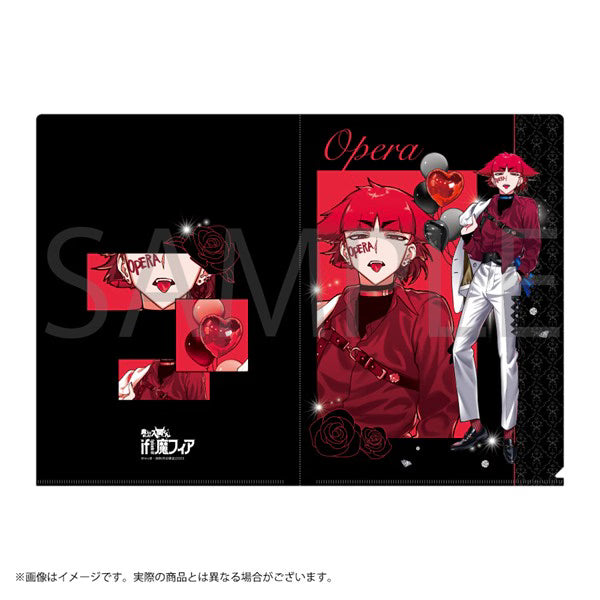 (Goods - Clear File) Welcome to Demon School! Iruma-kun IF Club Babyls Clear File Opera