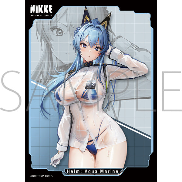 (Goods - Card Accessory) Movic Chara Sleeve Collection Mat Series GODDESS OF VICTORY: NIKKE - Helm: Aqua Marine (No. MT2310)