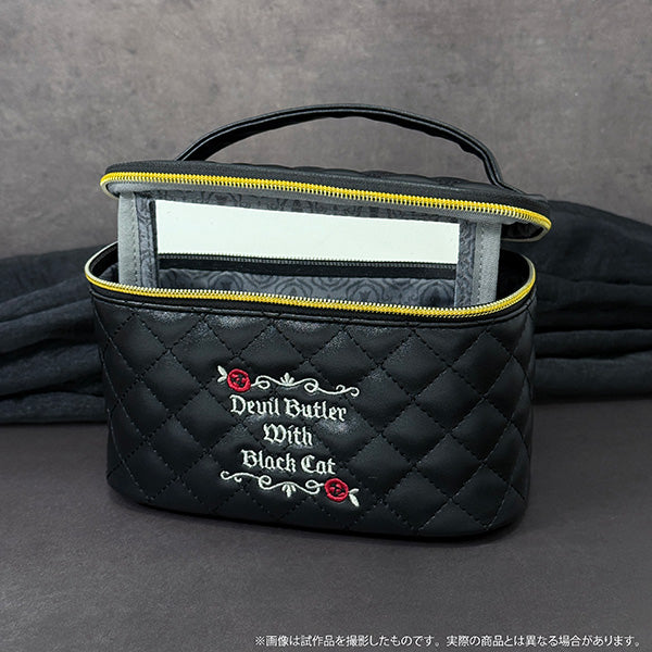 (Goods - Pouch) Devil Butler with Black Cat Vanity Pouch