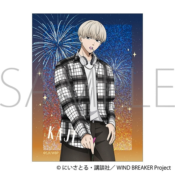 (Goods - Sticker) WIND BREAKER Holographic Sticker - Ren Kaji Fireworks
