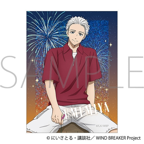 (Goods - Sticker) WIND BREAKER Holographic Sticker - Hajime Umemiya Fireworks