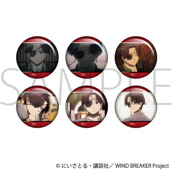 (Goods - Badge) WIND BREAKER Lots of Suo Holographic Chara Badge Collection (Blind Box -Single)