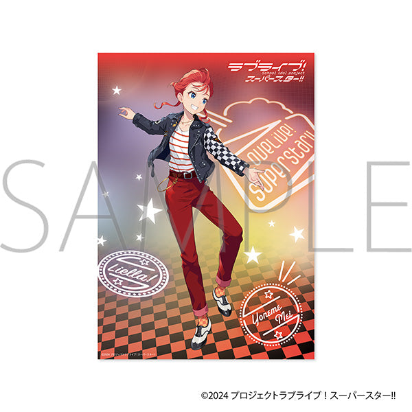 (Goods - Tapestry) Love Live! Superstar!! Clear Poster Mei Yoneme