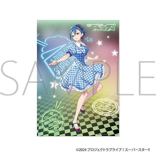 (Goods - Tapestry) Love Live! Superstar!! Clear Poster Shiki Wakana