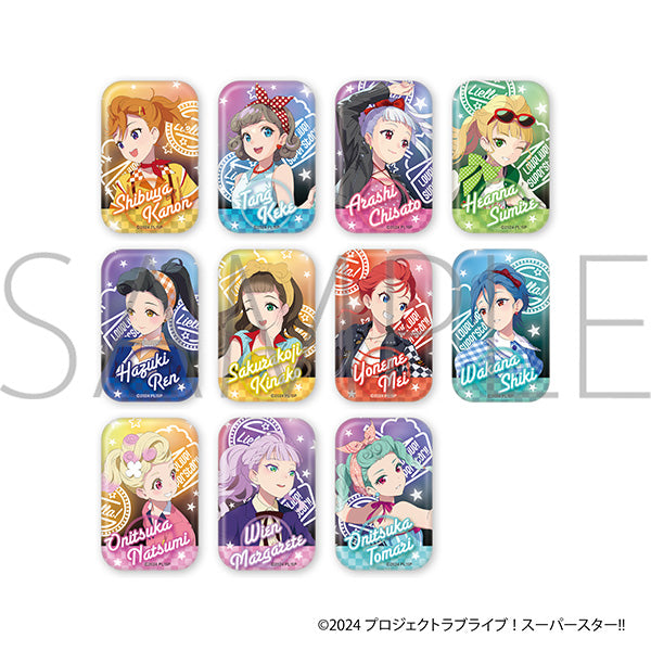 (Goods - Badge) Love Live! Superstar!! Square Chara Badge Collection (Blind Box -Single)