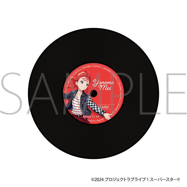 (Goods - Coaster) Love Live! Superstar!! Record Style Coaster Mei Yoneme