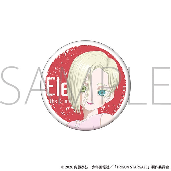 (Goods - Badge) TRIGUN STARGAZE Character Badge Set - Elendira the Crimsonnail & Midvalley the Hornfreak