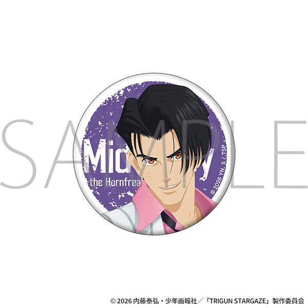 (Goods - Badge) TRIGUN STARGAZE Character Badge Set - Elendira the Crimsonnail & Midvalley the Hornfreak
