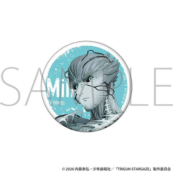 (Goods - Badge) TRIGUN STARGAZE Character Badge Set - Millions Knives & Livio the Double Fang
