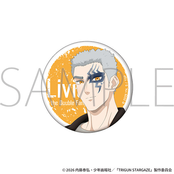 (Goods - Badge) TRIGUN STARGAZE Character Badge Set - Millions Knives & Livio the Double Fang