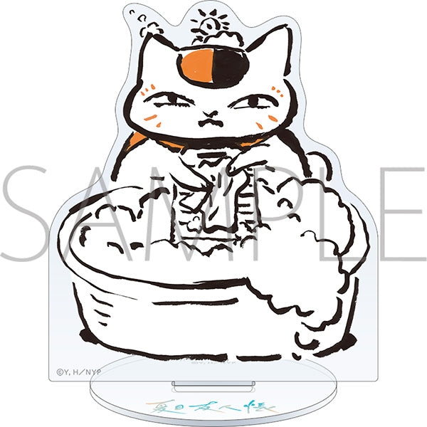 (Goods - Acrylic Stand) Natsume's Book of Friends (Natsume Yuujinchou) Nyanko Sensei Acrylic Stand Washing