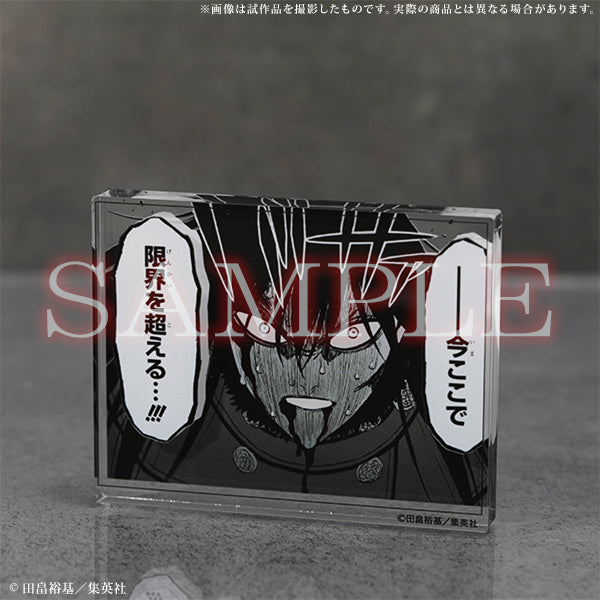 (Goods - Acrylic Block) Black Clover Famous Scene Panel Stand Nacht Faust