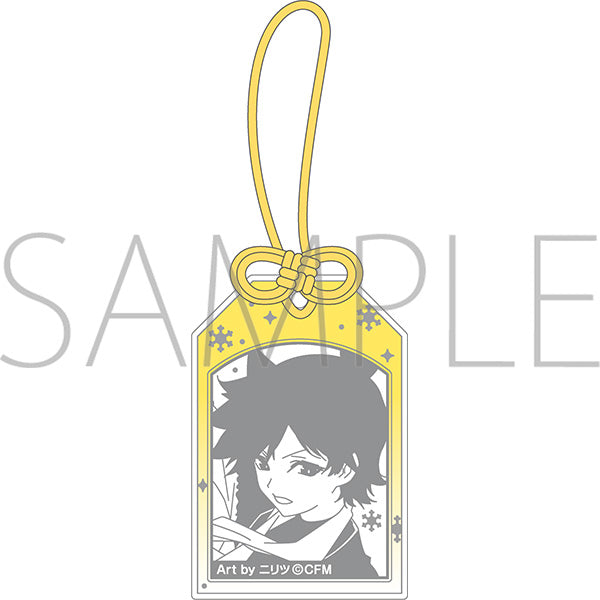 (Goods - Keychain) Hatsune Miku Series Acrylic Omamori (Good Luck Charm) Style Keychain / Kagamine Len