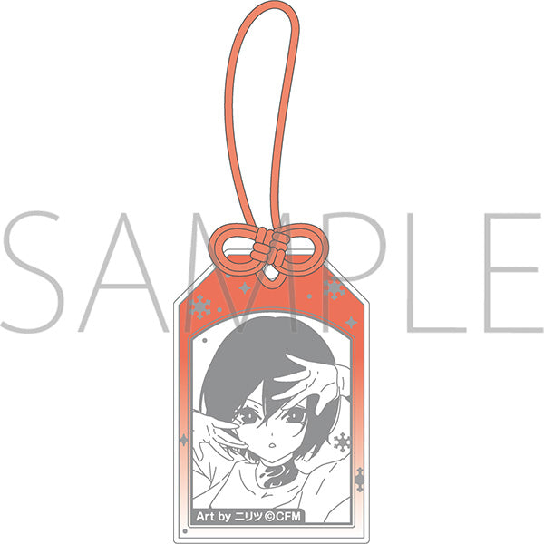 (Goods - Keychain) Hatsune Miku Series Acrylic Omamori (Good Luck Charm) Style Keychain / MEIKO