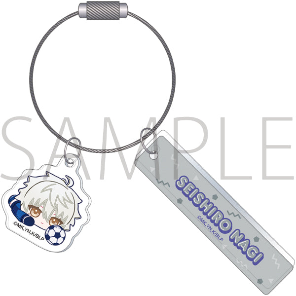 (Goods - Keychain) Blue Lock Season 2 Two Piece Acrylic Keychain / Seishiro Nagi Nui Pal Skip