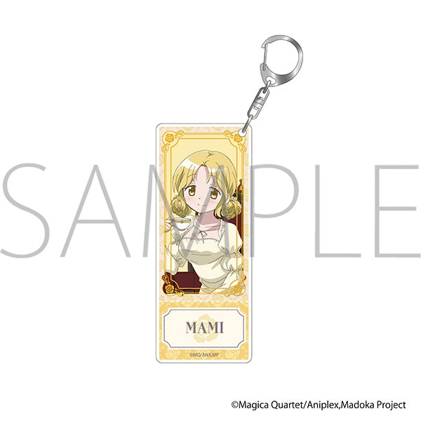 (Goods - Keychain) Puella Magi Madoka Magica Acrylic Ticket Keychain Mami Tomoe