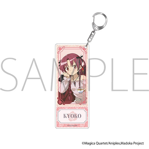 (Goods - Keychain) Puella Magi Madoka Magica Acrylic Ticket Keychain Kyoko Sakura