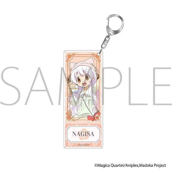 (Goods - Keychain) Puella Magi Madoka Magica Acrylic Ticket Keychain Nagisa Momoe