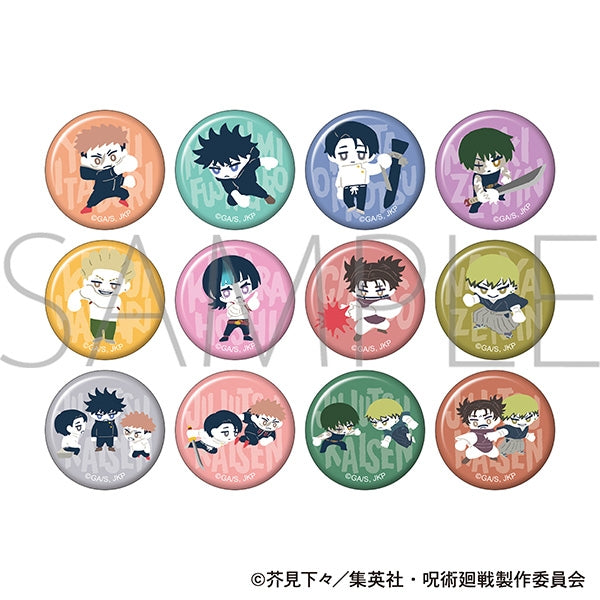 (Goods - Badge) Jujutsu Kaisen Season 3 Mini Button Badge Collection Yuru Palette (Blind Box -Single)