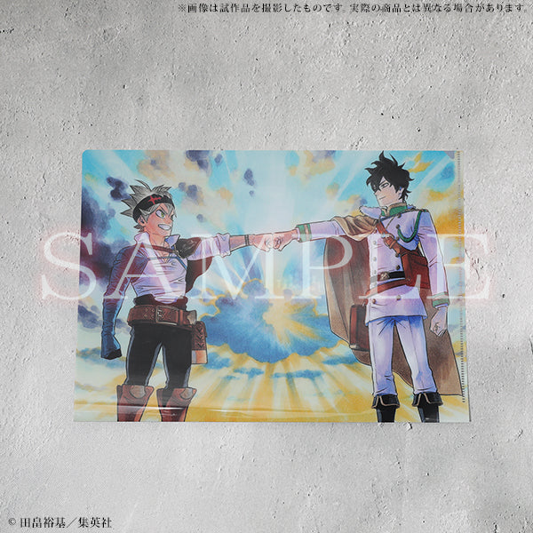 (Goods - Clear File) Black Clover Exhibition Commemorative Clear File