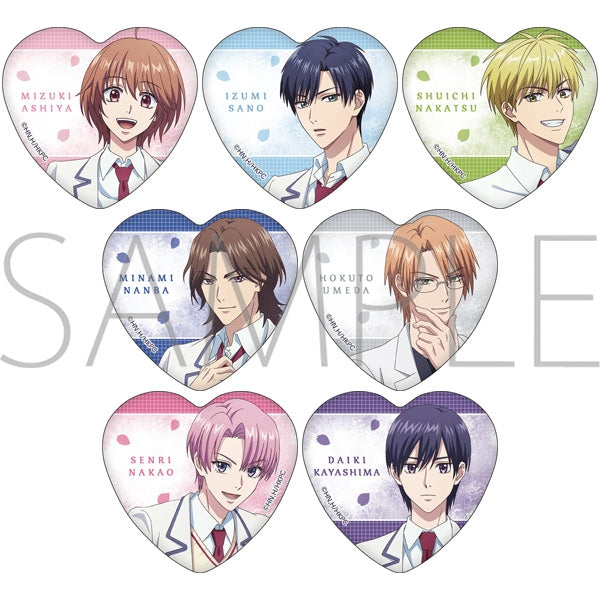 (Goods - Badge) Hana-Kimi Heart-shaped Character Badge Collection (Blind Box -Single)