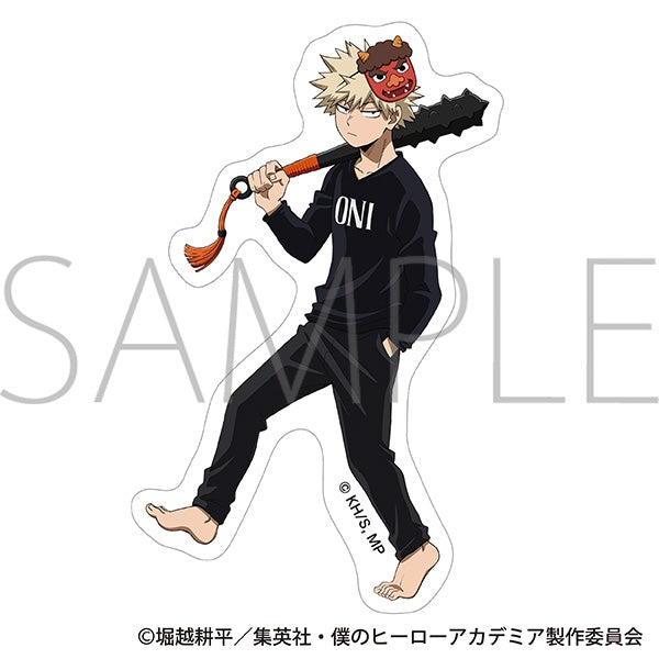 (Goods - Sticker) My Hero Academia Sticker / Katsuki Bakugo Throw the Beans!