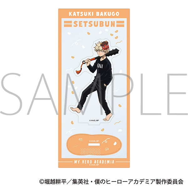 (Goods - Acrylic Stand) My Hero Academia Acrylic Stand Katsuki Bakugo Throw the Beans!