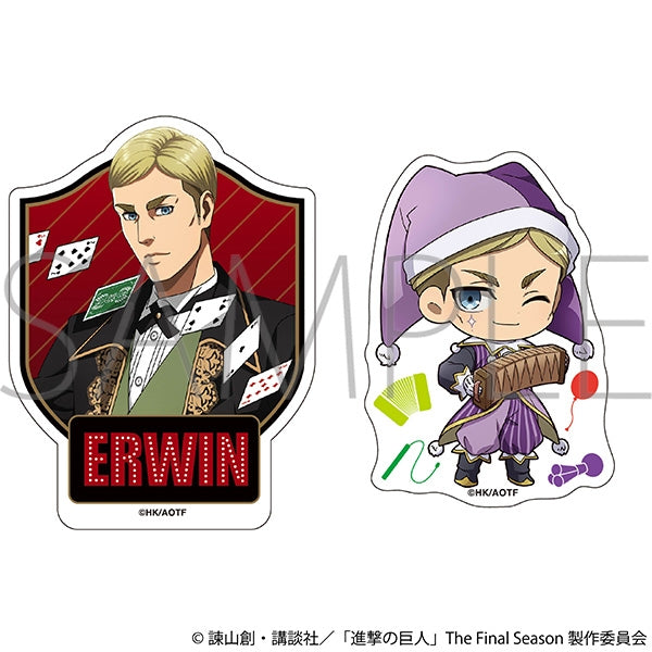 (Goods - Sticker) Attack on Titan Sticker Set - Erwin