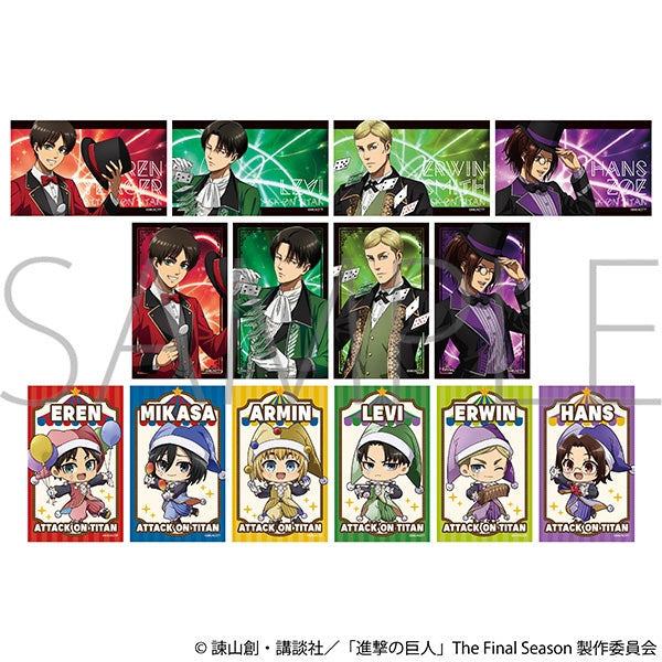 (Goods - Card) Attack on Titan Trading Holographic Clear Card (Blind Box -Single)