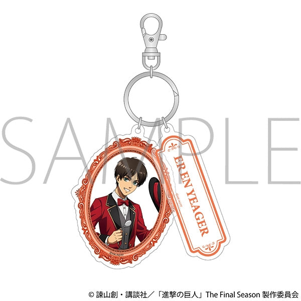 (Goods - Keychain) Attack on Titan Double-Charm Acrylic Keychain - Eren ~Magician~