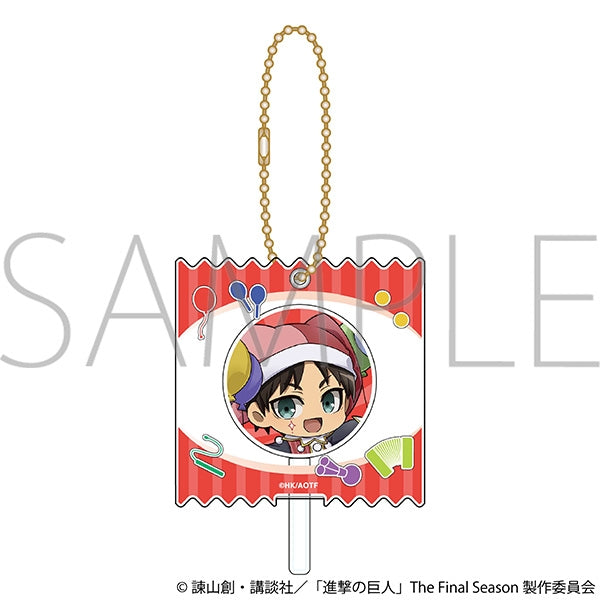 (Goods - Keychain) Attack on Titan Candy Keychain - Eren Chibi Clown