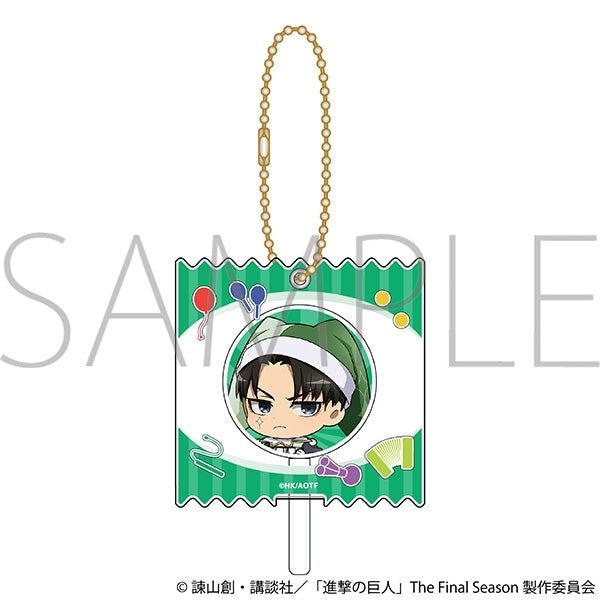 (Goods - Keychain) Attack on Titan Candy Keychain - Levi Chibi Clown