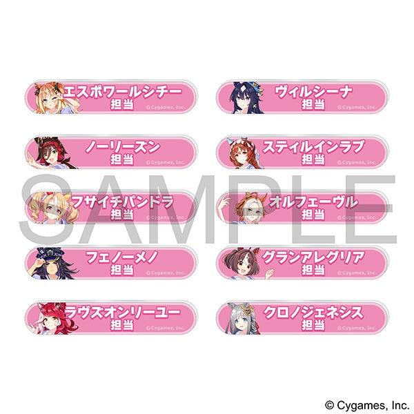 (Goods - Badge) Uma Musume Pretty Derby Trainee Name Acrylic Badge Collection vol. 12 (Blind Box -Single)