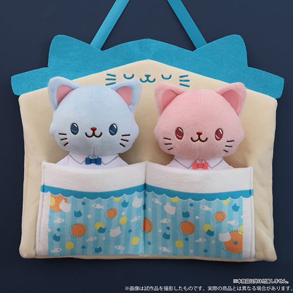 (Goods - Other) Non-Chara Original withCAT Wall Organizer Light Blue