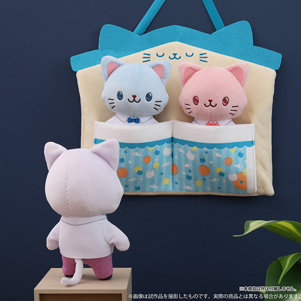 (Goods - Other) Non-Chara Original withCAT Wall Organizer Light Blue