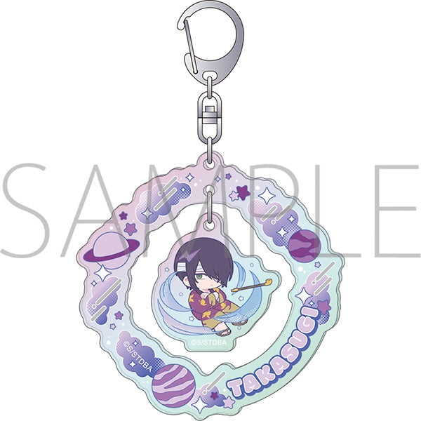 (Goods - Keychain) Gintama Acrylic Keychain - Pastel Pop Shinsuke Takasugi