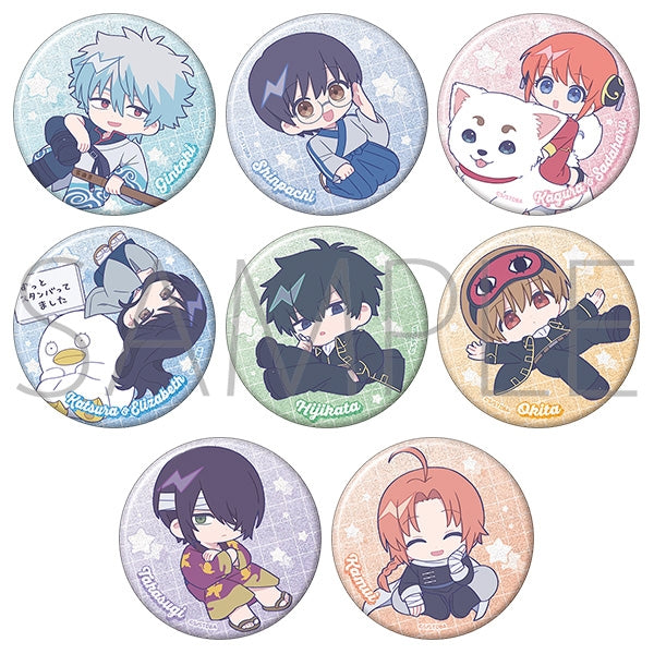 (Goods - Badge) Gintama Holographic Character Badge Collection - Pastel Pop (Blind Box -Single)