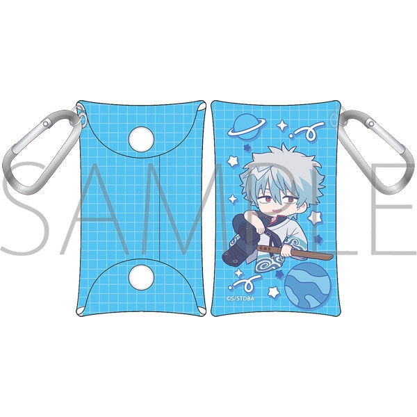 (Goods - Pouch) Gintama Pouch w/ Carabiner - Pastel Pop Gintoki Sakata