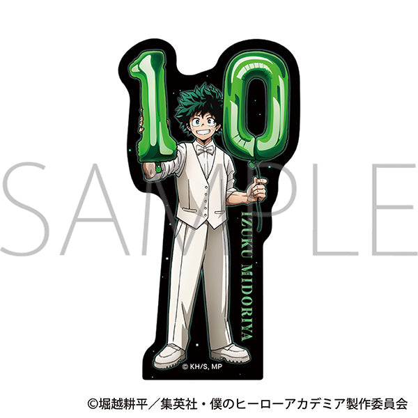 (Goods - Sticker) My Hero Academia Sticker Izuku Midoriya 10th Anniversary Sprint