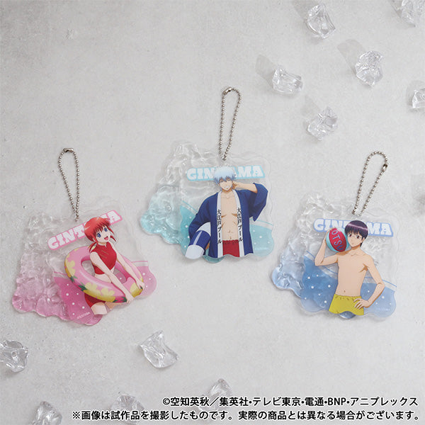(Goods - Keychain) Gintama Acrylic Keychain / Gintoki Sakata Pool