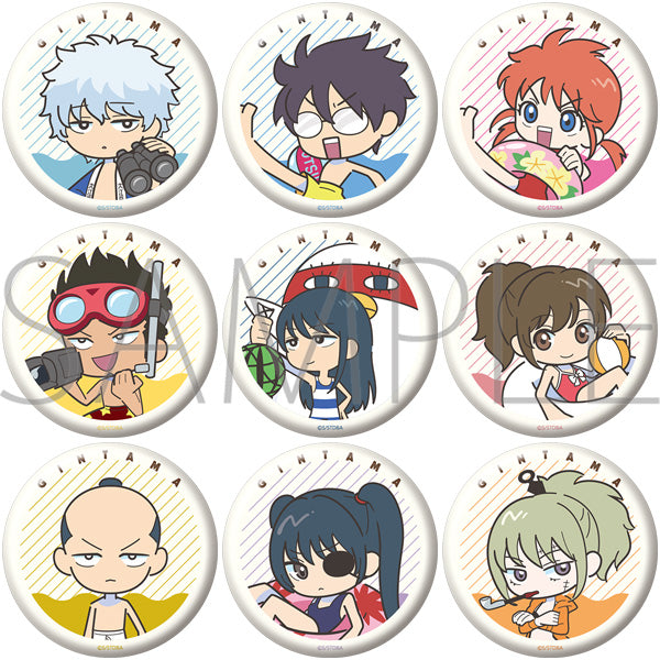 (Goods - Badge) Gintama Chara Badge Collection / Pool (Blind Box -Single)