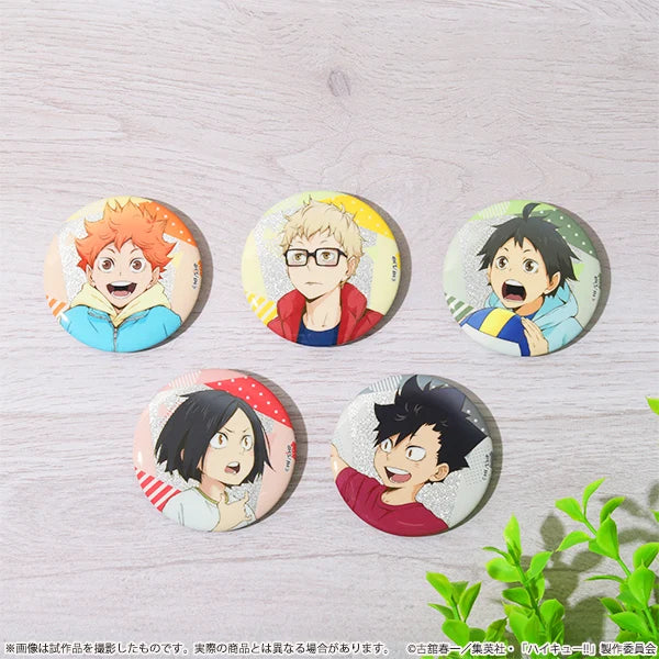 (Goods - Badge) Haikyu!! Trading Glitter Button Badge Yoisho!! (Blind Box -Single)