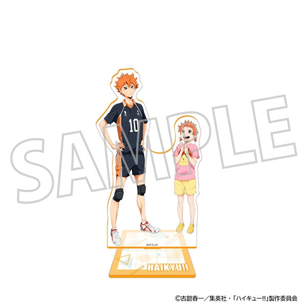 (Goods - Acrylic Stand) Haikyu!! Colored-Edge Stand - Hinata Family Series