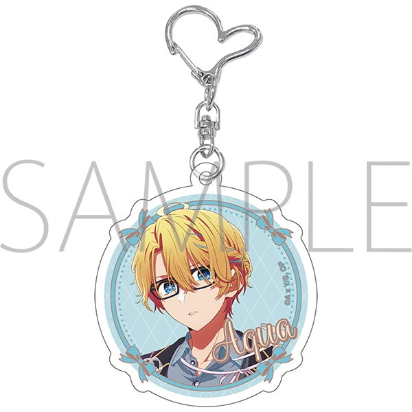 (Goods - Key Chain) Oshi no Ko Holographic Acrylic Key Chain - Balletcore style Aqua