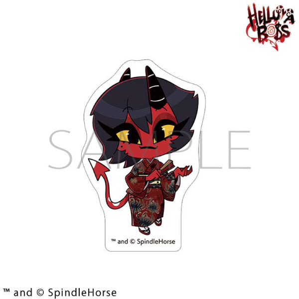 (Goods - Sticker) Helluva Boss Sticker / Millie Kimono Chibi