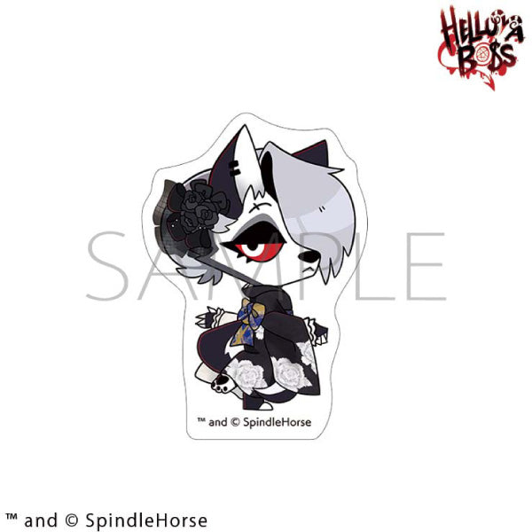 (Goods - Sticker) Helluva Boss Sticker / Loona Kimono Chibi